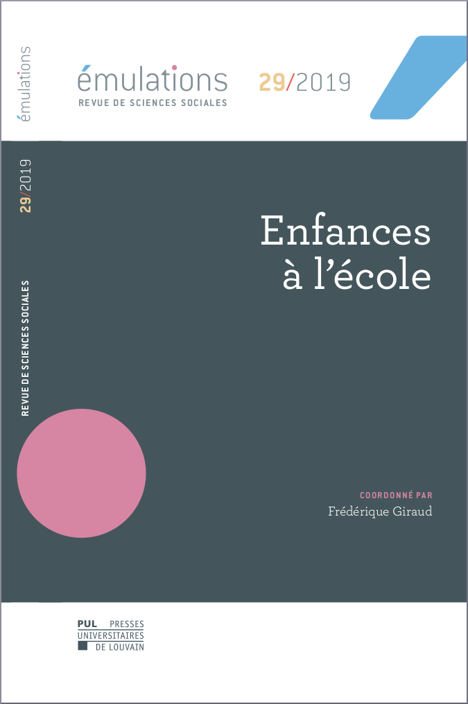 Enfances à l'école - Frédérique Giraud