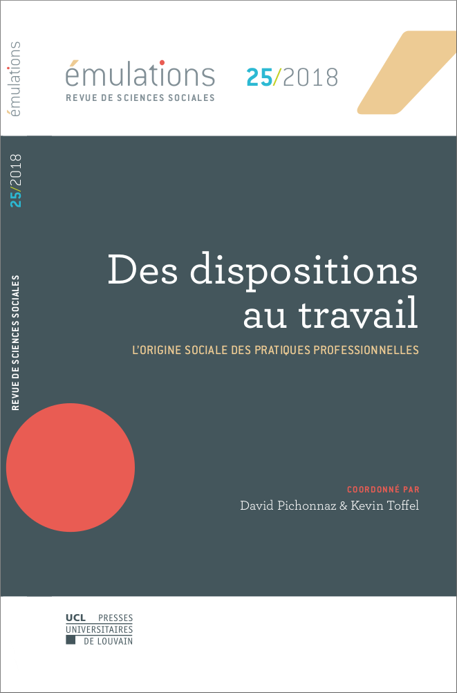 des dispositions au travail. Sociologie du travail