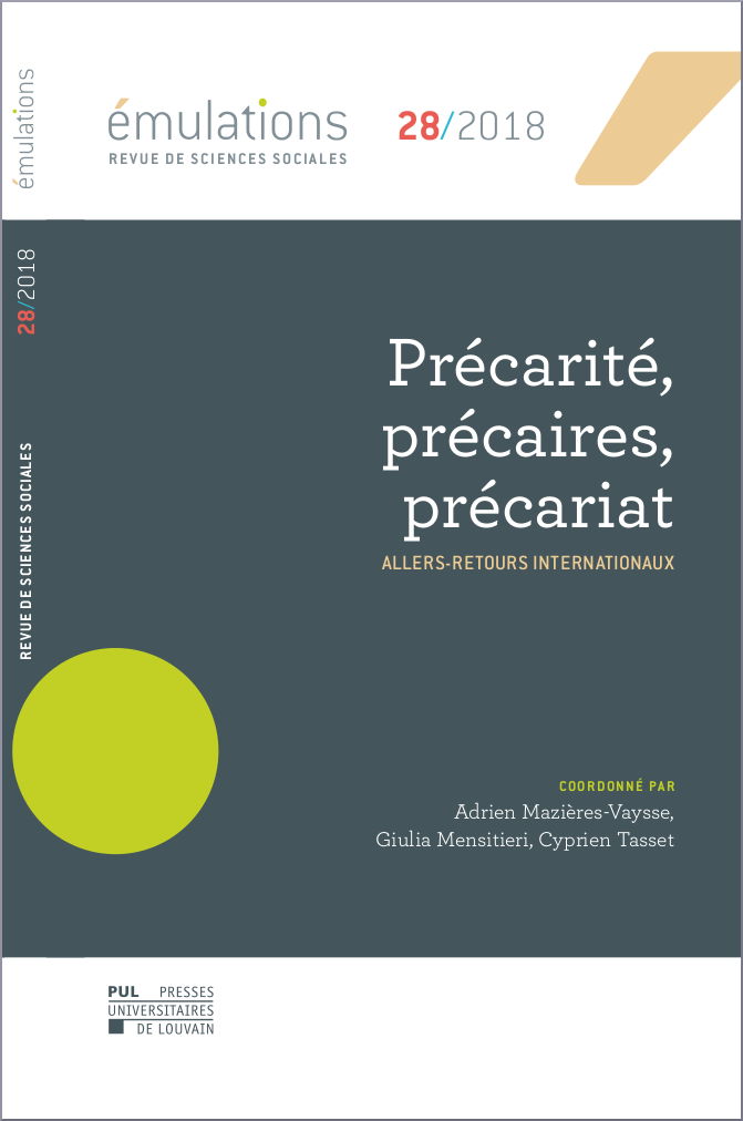 précarité, précaires, précariat