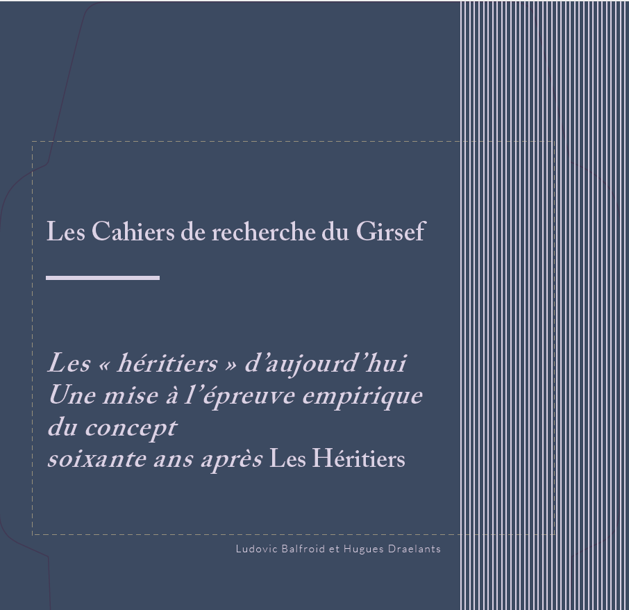 					Afficher No 134 (2024): Les « héritiers » d’aujourd’hui: Une mise à l’épreuve empirique du concept soixante ans après Les Héritiers
				