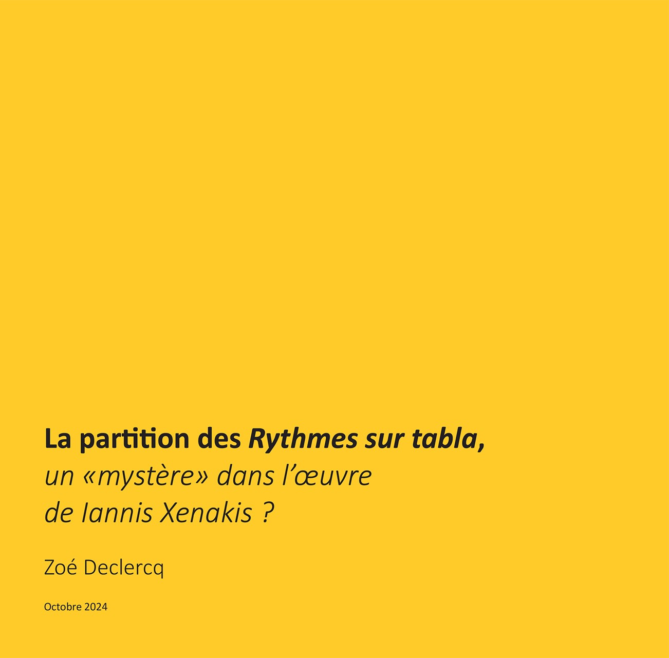 					Afficher Vol. 15 No 37 (2024): La partition des Rythmes sur tabla 
				