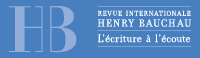 Revue Henry Bauchau